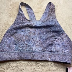 Lululemon Multicolor T Back Sports Bra EUC